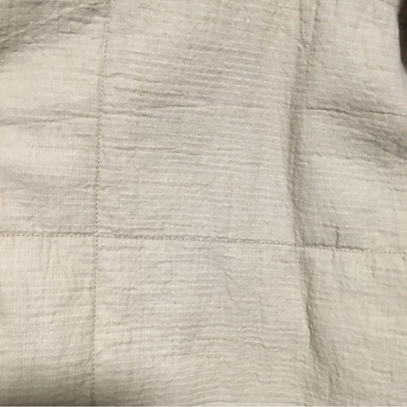 Old Navy Tan Quilted Jacket Open front Cotton XXL NEW OR LIKE NEW - Picture 9 of 12